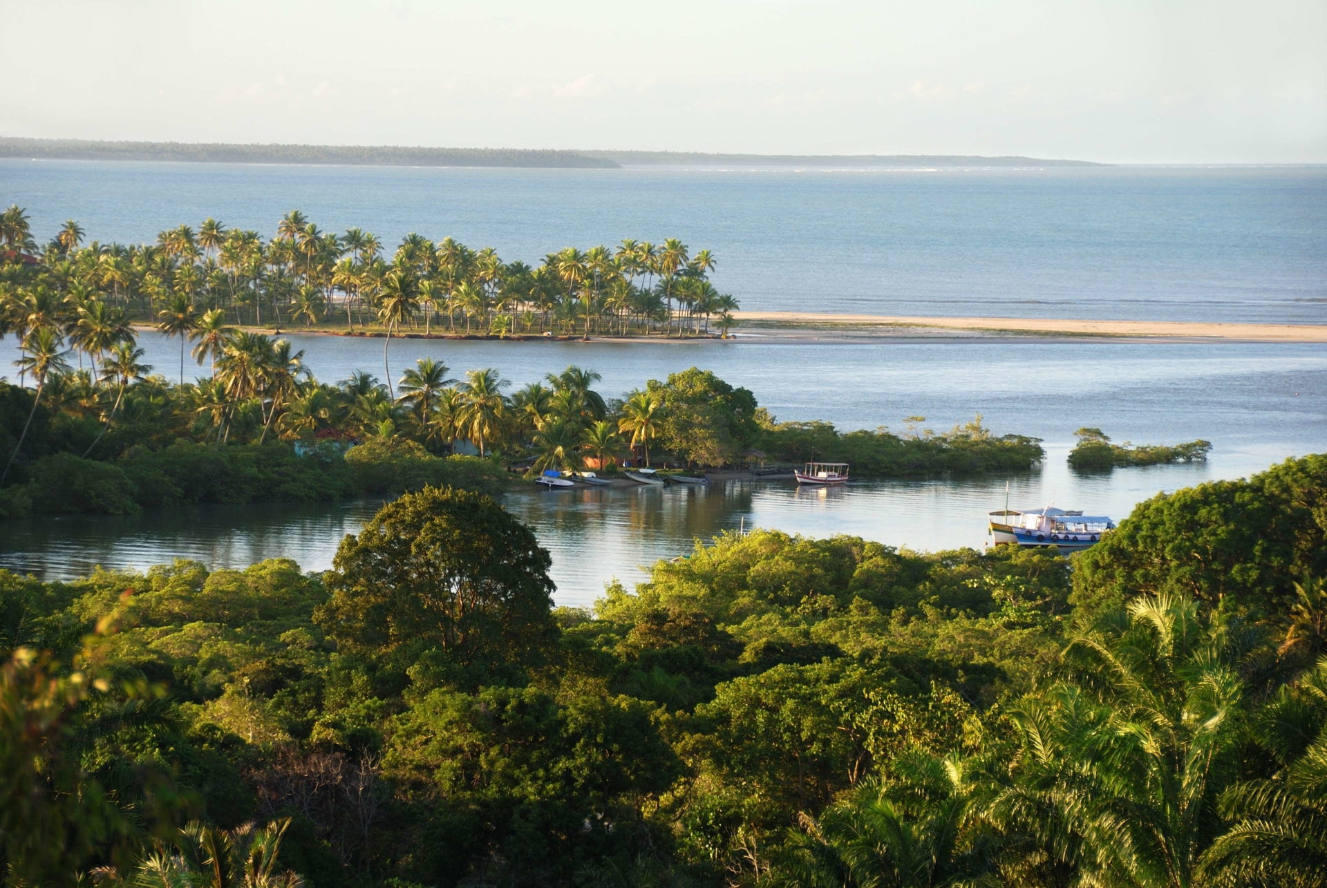 Lagon de Boipeba au Brésil