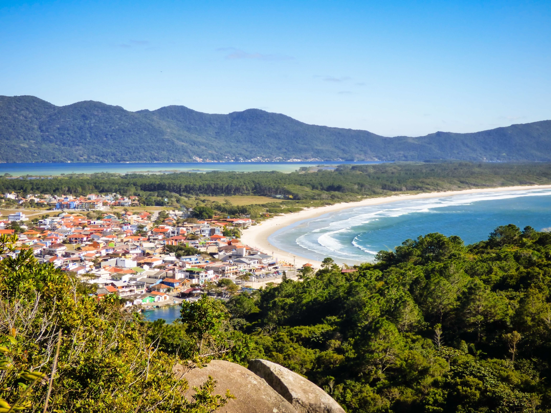 Plage de Florianopolis au Brésil