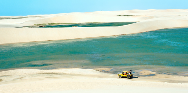 Buggy entre dunes et lagunes