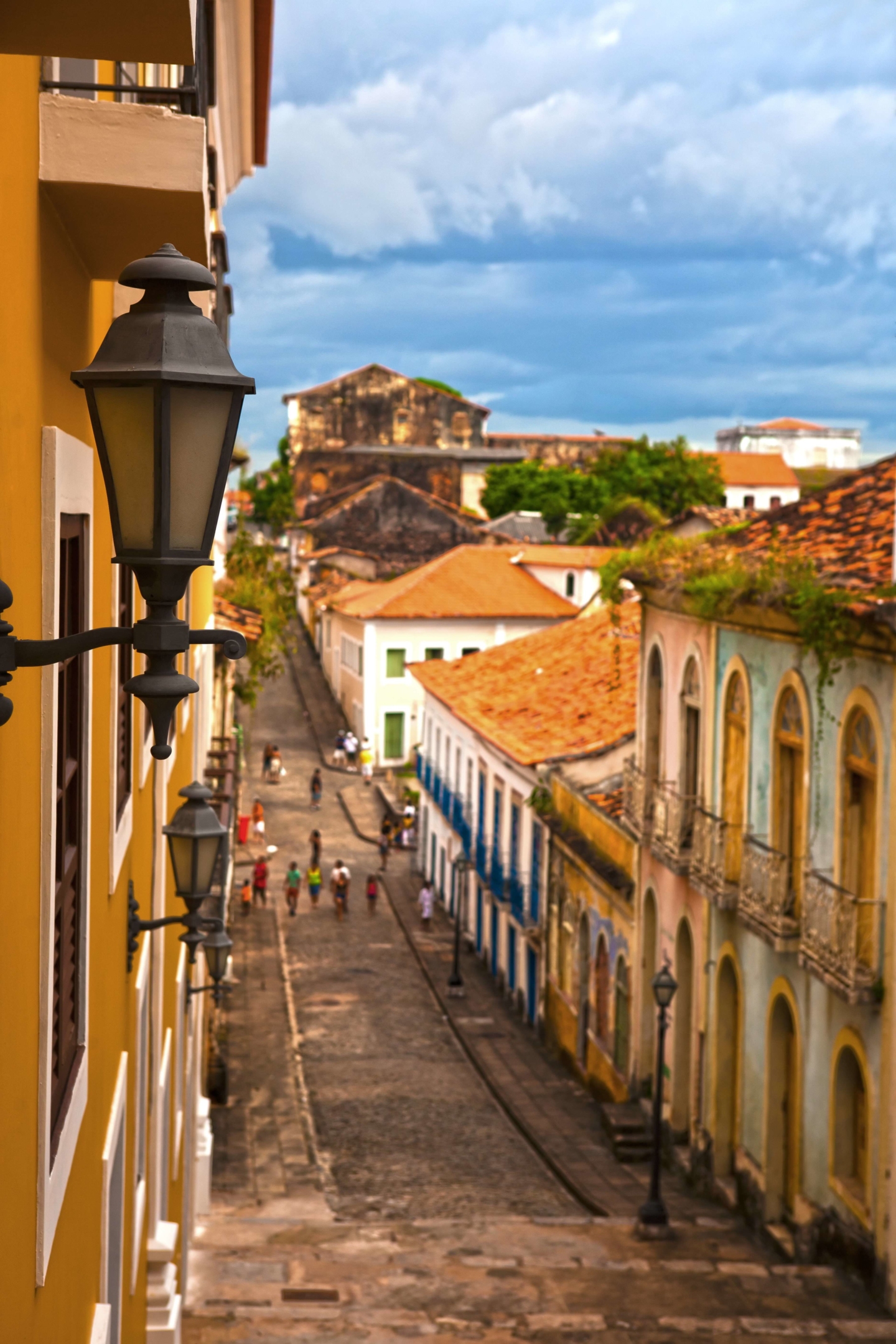 Rues de Sao Luis au Brésil