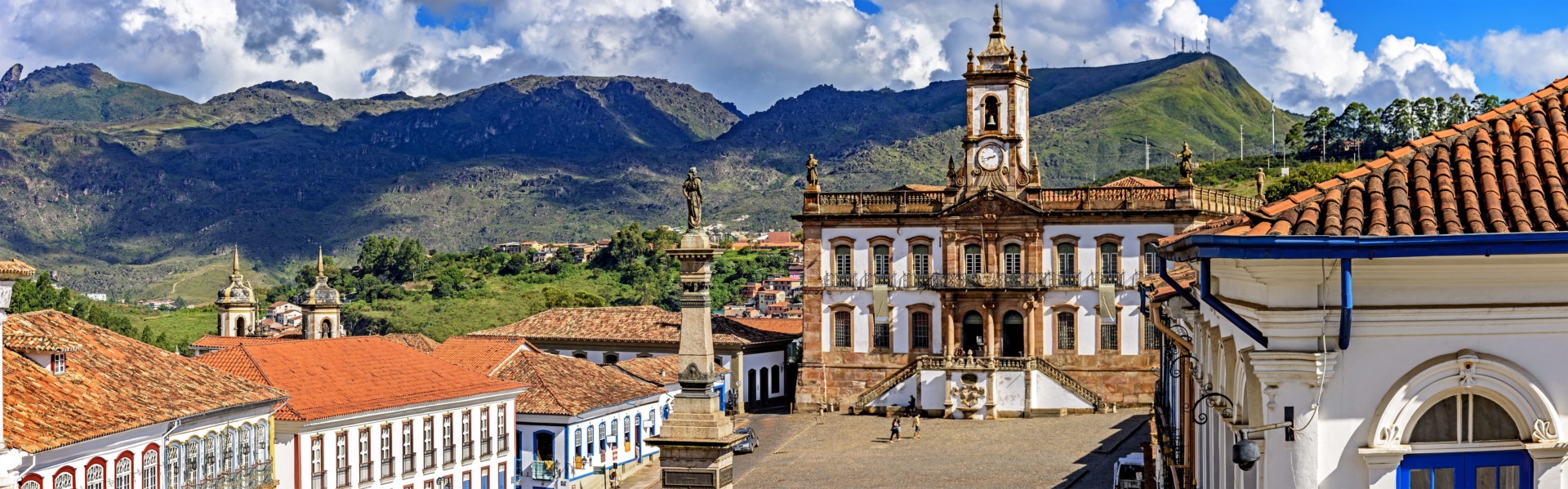 Vue d'Ouro Preto dans le Minais Gerais au Brésil