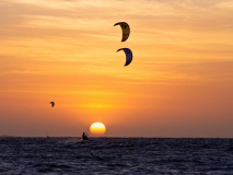 Coucher de soleil à Barra Grande